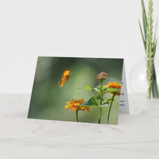 Carte de vœux pliée (Devant)