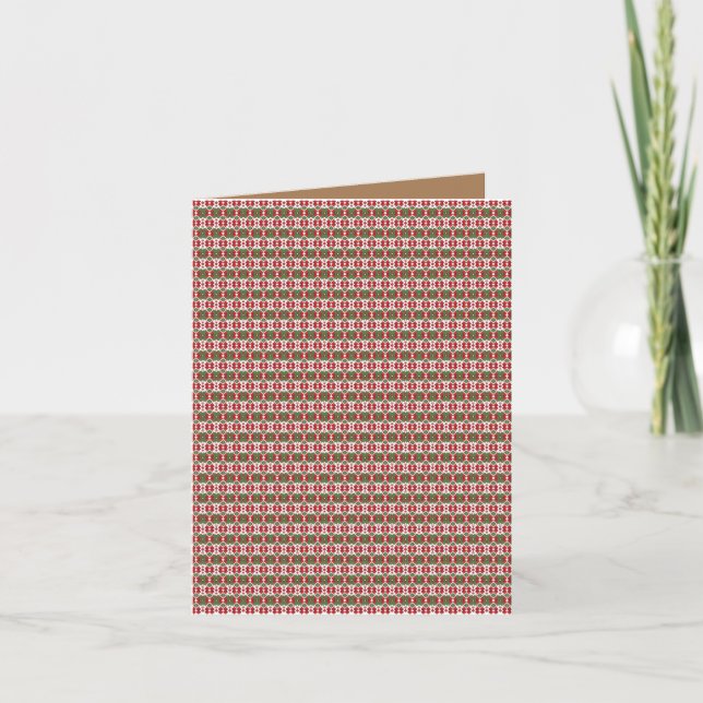 Carte de voeux pliée (Devant)