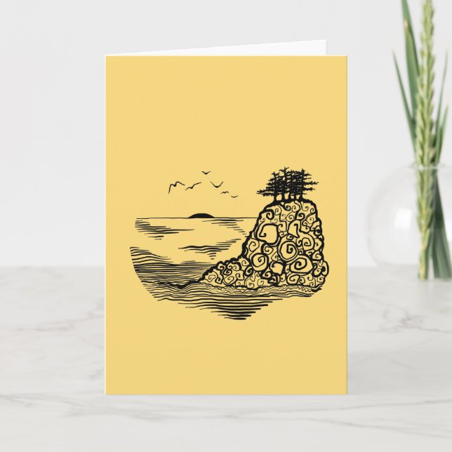 Carte de voeux pliée (Devant)