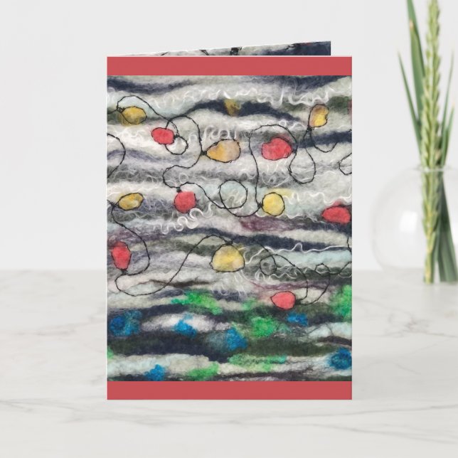 Carte de voeux pliée 5" x 7" (Devant)