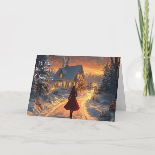 Carte de voeux pliée 5x7 Carte de Noël (Devant)