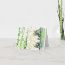 Carte de voeux pliée avec illustration originale