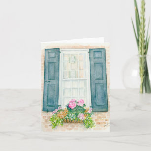 Carte de voeux pliée avec illustration originale