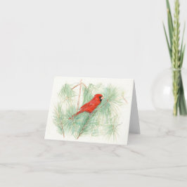 Carte de voeux pliée avec motif d'aquarelle