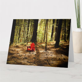 Carte de voeux pliée BÉBÉ REDNECK