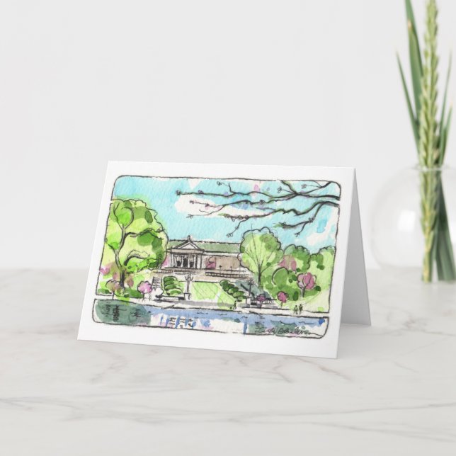 Carte de voeux pliée Cleveland Museum of Art (Devant)