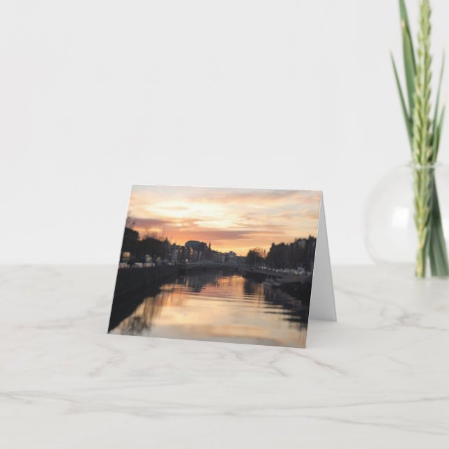 Carte de voeux pliée - Dublin, Irlande (Devant)