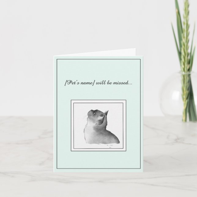 Carte de voeux pliée en forme de chat birman (Devant)