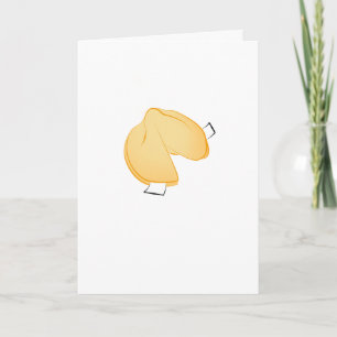 Carte de voeux pliée Fortune Cookie