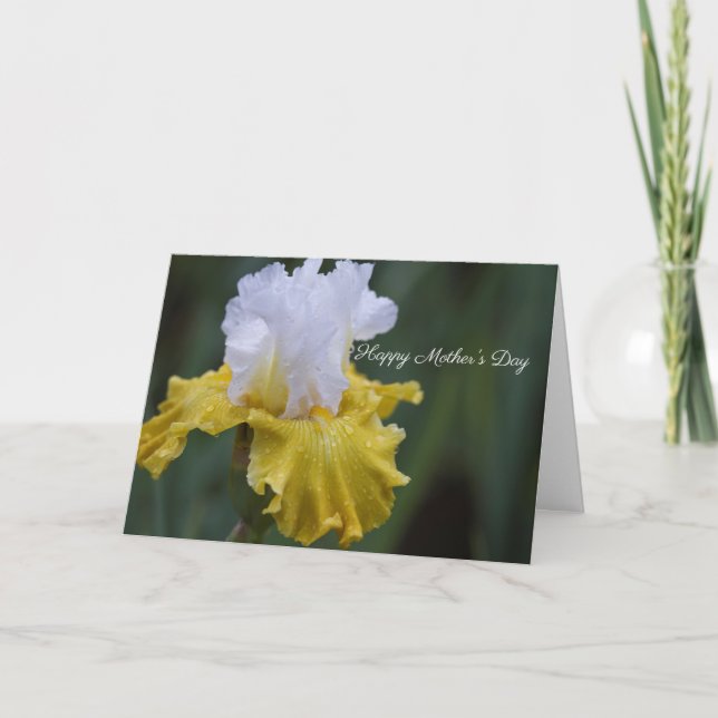 Carte de vœux pliée Joyeuse fête des mères (Devant)