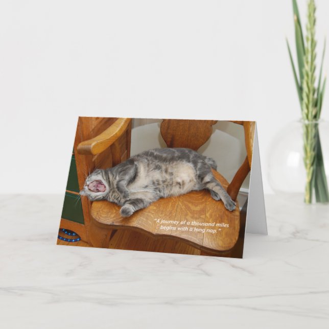 Carte de voeux pliée Nora Quote 7"x5" (Devant)