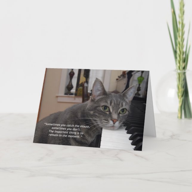 Carte de voeux pliée Nora Quote 7"x5" (Devant)