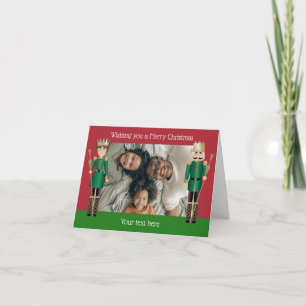 Carte de vœux pliée personnalisée Casse-Noisette