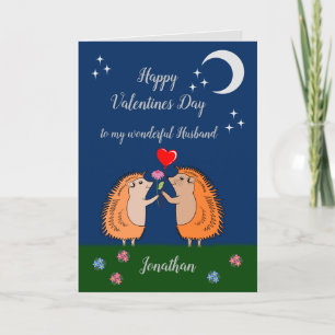 Carte de vœux pliée pour la Saint-Valentin avec un