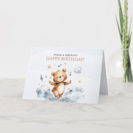 Carte de vœux pliée pour un joyeux anniversaire Be
