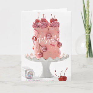 Carte de vœux pliée Simply Chic Celebrate