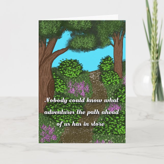 Carte de vœux pliée standard de 5" x 7" (Devant)