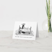 Carte de voeux pliée (vide à l'intérieur)