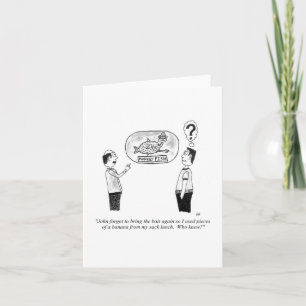 Carte de voeux pliée (vide à l'intérieur)