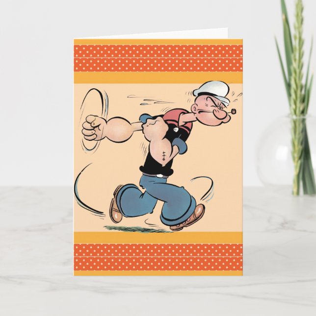 Carte de voeux Popeye (Devant)