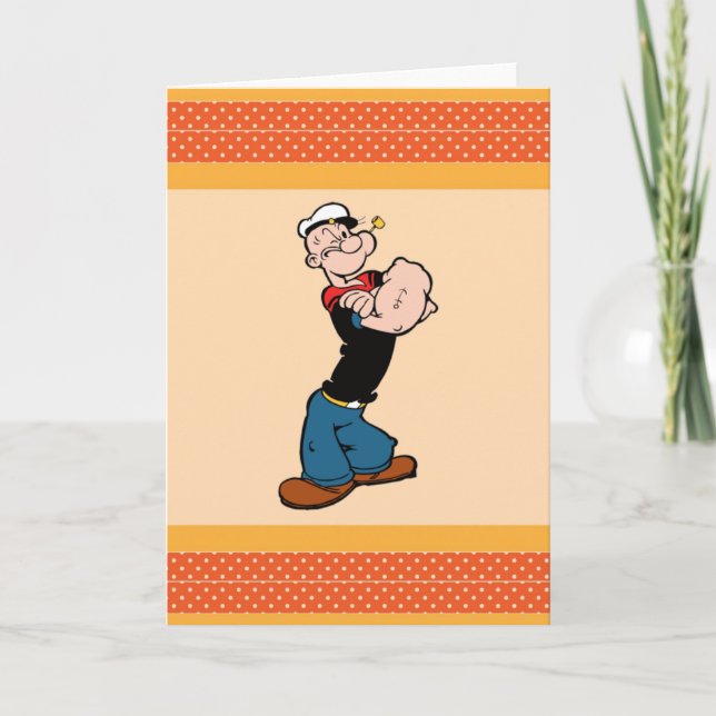 Carte de voeux Popeye (Devant)