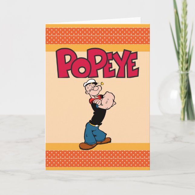 Carte de voeux Popeye (Devant)