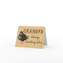 Carte de voeux pour canard