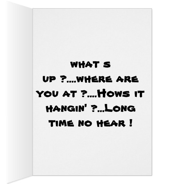 Carte de voeux pour des amis (Intérieur (Droit))