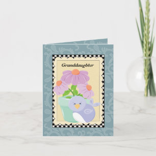 Carte de voeux pour grand-fille