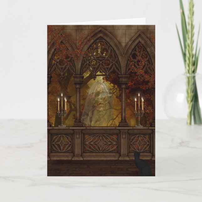 Carte de voeux pour Halloween mortelle (Devant)