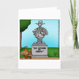 Carte de voeux pour Humour Bon thanksgiving amusan