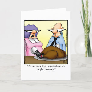 Carte de voeux pour Humour Bon thanksgiving amusan