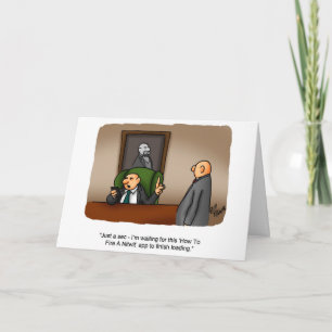 Carte de voeux pour Humour d'affaires amusante