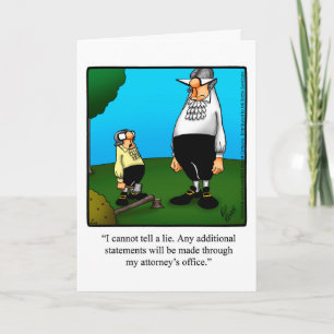 Carte de voeux pour Humour d'anniversaire amusant