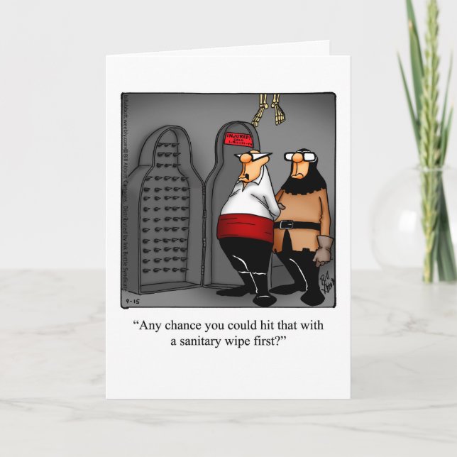 Carte de voeux pour Humour d'anniversaire amusant (Devant)