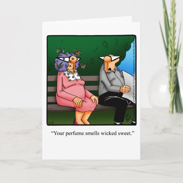 Carte de voeux pour Humour d'anniversaire amusant (Devant)