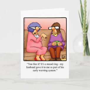 Carte de voeux pour Humour d'anniversaire mouvemen