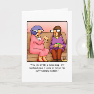 Carte de voeux pour Humour d'anniversaire mouvemen