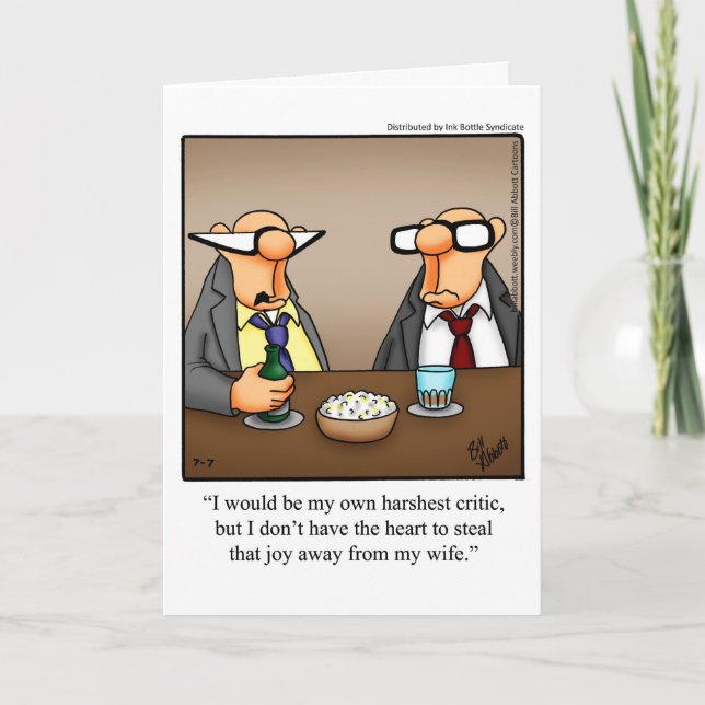 Carte de voeux pour Humour de divorce amusant (Devant)