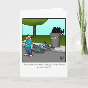 Carte de voeux pour Humour de Fêtes des pères amus