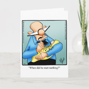 Carte de voeux pour humour de Fêtes des pères amus