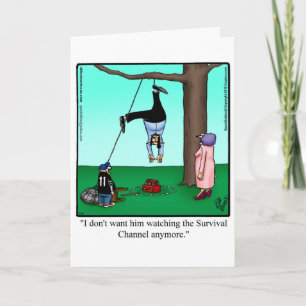 Carte de voeux pour Humour de Fêtes des pères amus