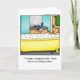 Carte de voeux pour Humour de Fêtes des pères amus