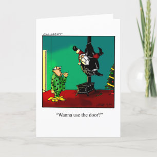 Carte de voeux pour Humour de Noël amusant