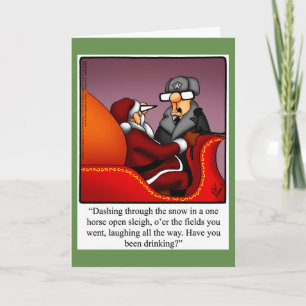 Carte de voeux pour Humour de Noël amusant