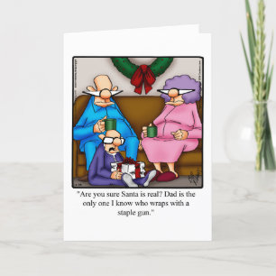 Carte de voeux pour Humour de Noël amusant