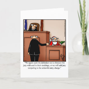 Carte de voeux pour Humour de Noël amusant
