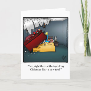 Carte de voeux pour Humour de Noël amusant