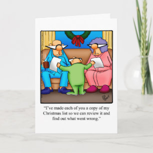 Carte de voeux pour Humour de Noël amusant