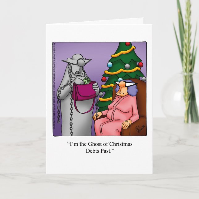 Carte de voeux pour Humour de Noël amusant (Devant)